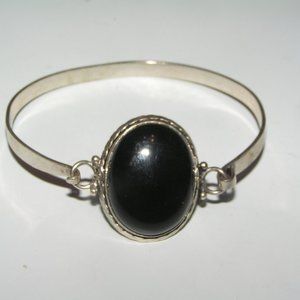 NWOT 925 Silver & Black Onyx Bracelet